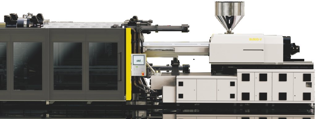 Large two-platen injection molding machine